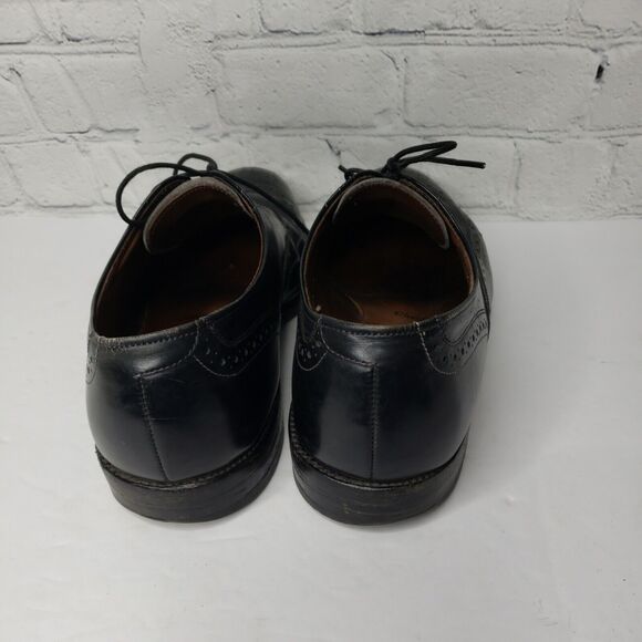 Allen Edmonds Neumok Wingtip Oxford Brown‎ Leather Dress Shoes Mens Sz 8 D main image 4